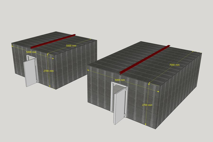 3 D models for strongrooms